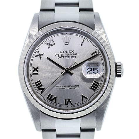 datejust rolex numeri romani|rolex datejust steel roman numerals.